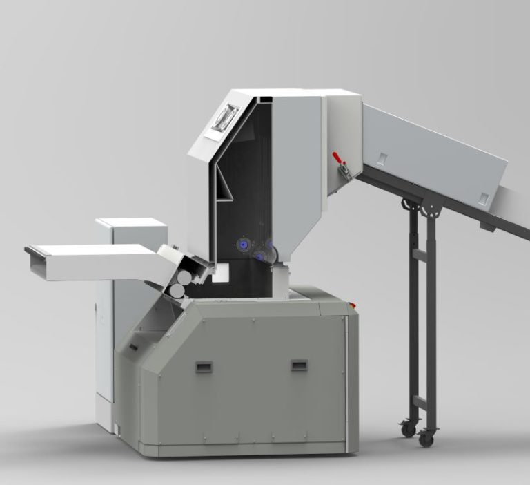 Granulation of edge trim and refeeding to the extruder